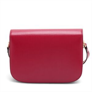 Gucci Red Bag Leather Horsebit Shoulder